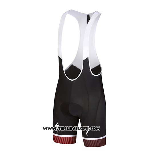 2018 Maillot Ciclismo Specialized Violet Rouge Manches Courtes et Cuissard