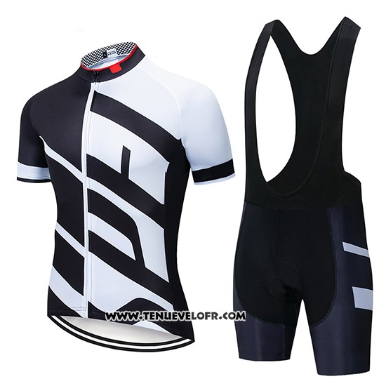 2019 Maillot Ciclismo Specialized Blanc Noir Manches Courtes et Cuissard
