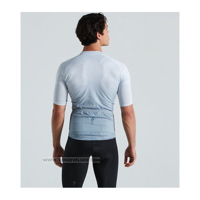 2021 Maillot Cyclisme Specialized Blanc Manches Courtes et Cuissard