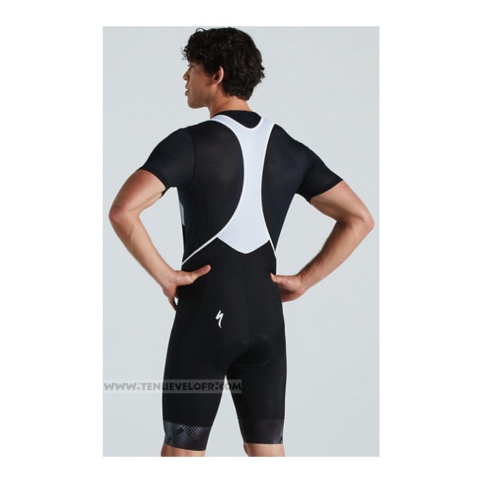 2021 Maillot Cyclisme Specialized Bleu Noir Manches Courtes et Cuissard