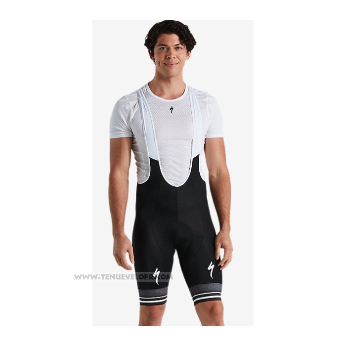 2021 Maillot Cyclisme Specialized Noir Manches Courtes et Cuissard