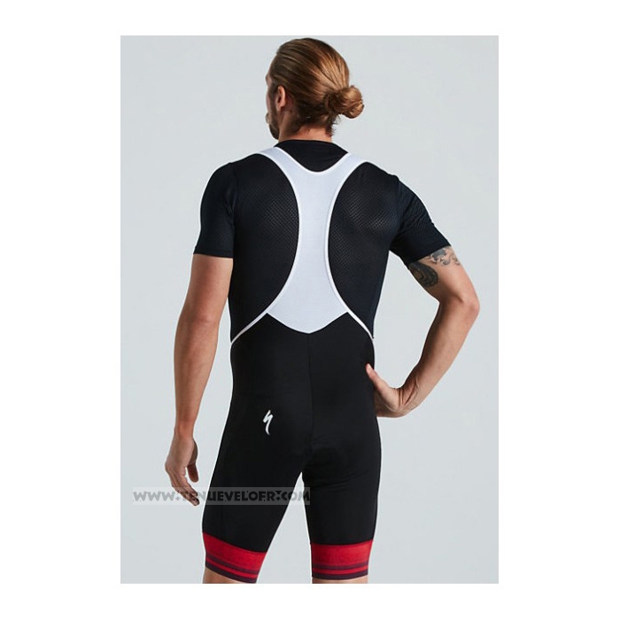 2021 Maillot Cyclisme Specialized Profond Rouge Manches Courtes et Cuissard