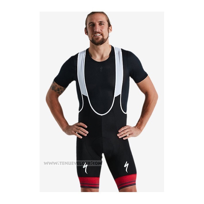 2021 Maillot Cyclisme Specialized Profond Rouge Manches Courtes et Cuissard