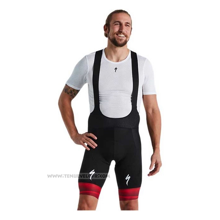 2021 Maillot Cyclisme Specialized Rouge Manches Courtes et Cuissard