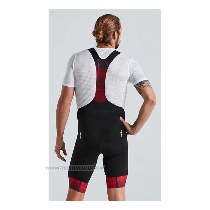 2021 Maillot Cyclisme Specialized Rouge Manches Courtes et Cuissard
