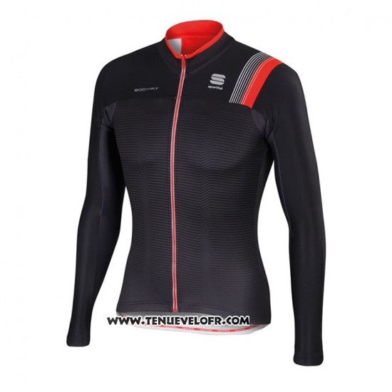 2016 Maillot Ciclismo Sportful Noir Manches Longues et Cuissard