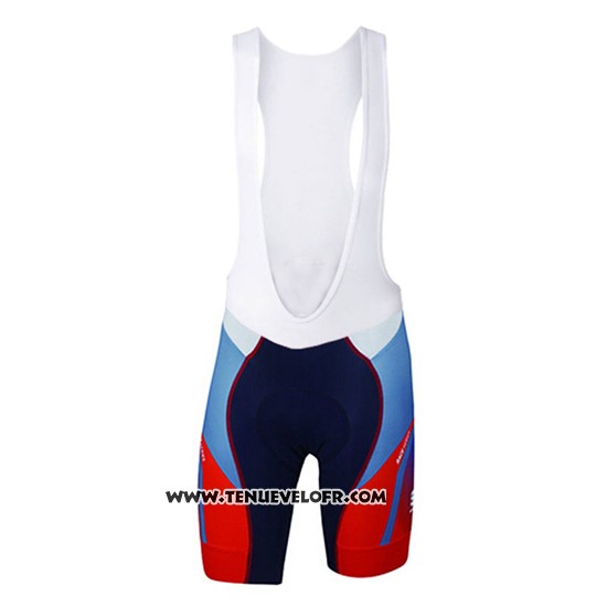 2017 Maillot Ciclismo Sportful Bleu Manches Courtes et Cuissard