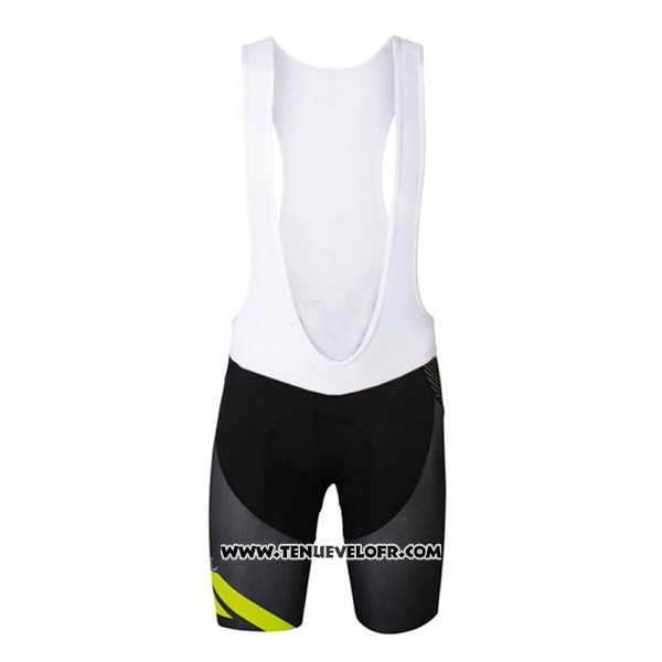 2017 Maillot Ciclismo Sportful Jaune et Noir Manches Courtes et Cuissard