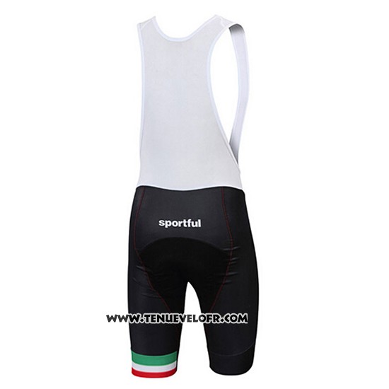 2017 Maillot Ciclismo Sportful Noir Manches Courtes et Cuissard