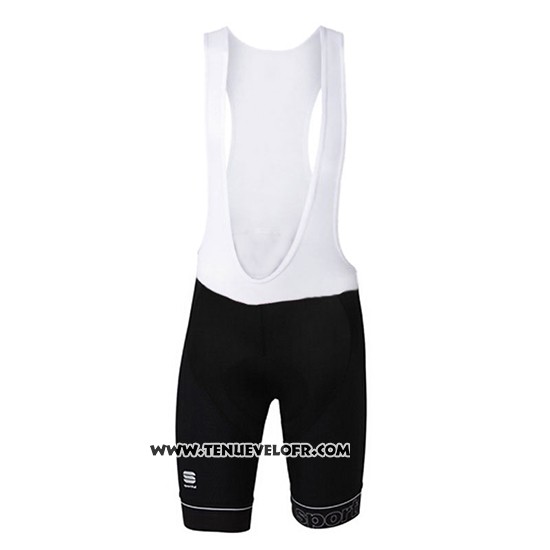 2017 Maillot Ciclismo Sportful Noir et Rouge Manches Courtes et Cuissard