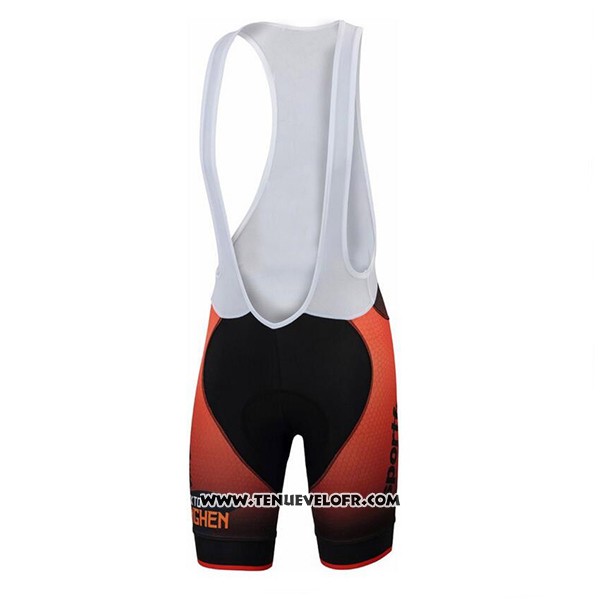 2017 Maillot Ciclismo Sportful Orange Manches Courtes et Cuissard