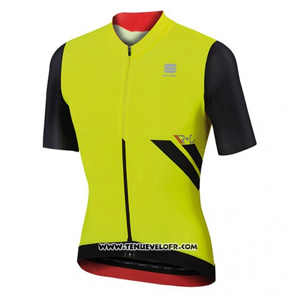 2017 Maillot Ciclismo Sportful R&d Ultraskin Vert et Noir Manches Courtes et Cuissard