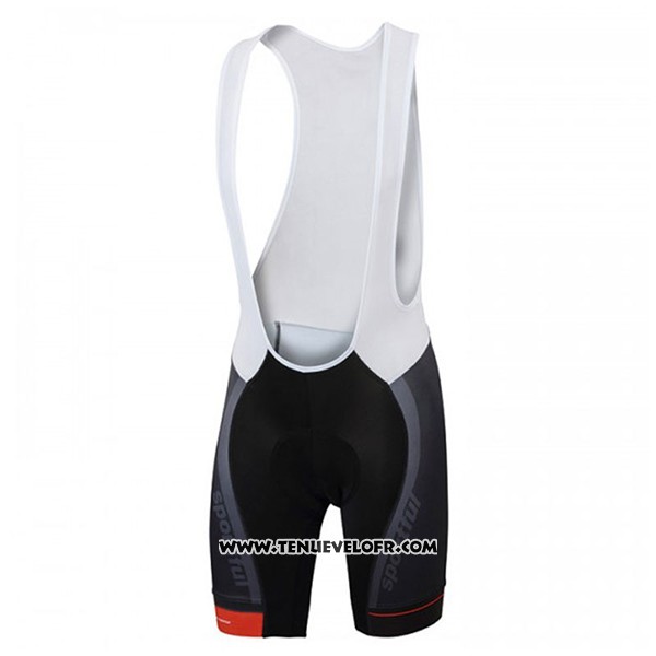 2017 Maillot Ciclismo Sportful SC Blanc et Orange Manches Courtes et Cuissard