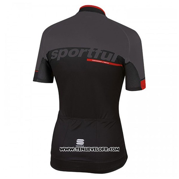 2017 Maillot Ciclismo Sportful SC Noir Manches Courtes et Cuissard