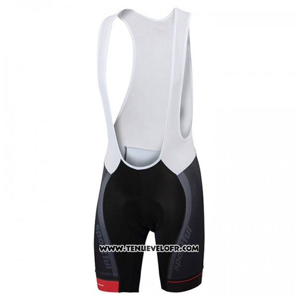 2017 Maillot Ciclismo Sportful SC Noir Manches Courtes et Cuissard