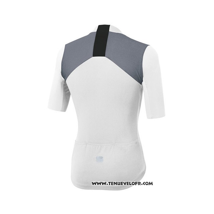 2020 Maillot Cyclisme Sportful Blanc Manches Courtes et Cuissard