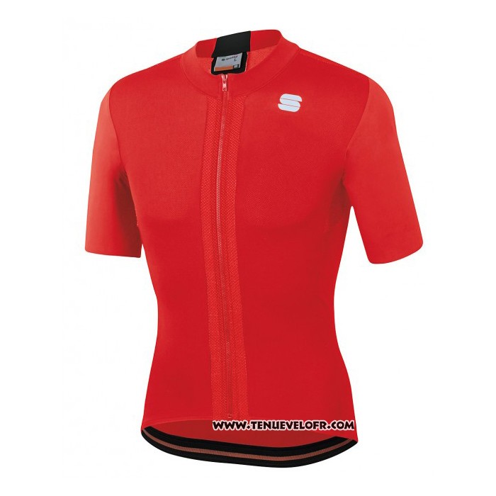 2020 Maillot Cyclisme Sportful Rouge Manches Courtes et Cuissard