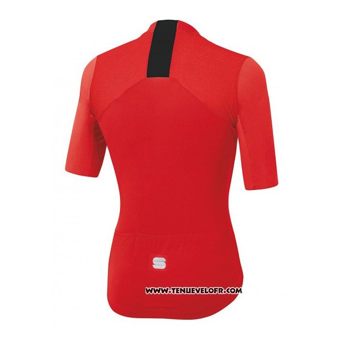 2020 Maillot Cyclisme Sportful Rouge Manches Courtes et Cuissard