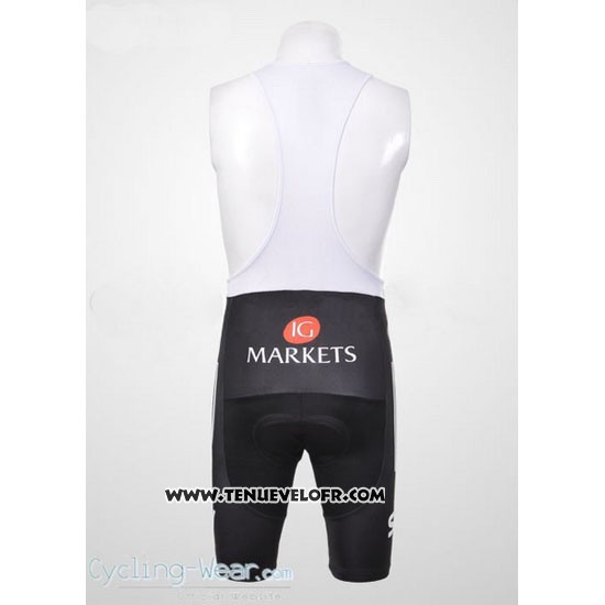 2012 Maillot Ciclismo Sky UCI Mondo Champion Rouge et Blanc Manches Courtes et Cuissard