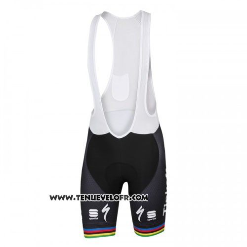 2016 Maillot Ciclismo UCI Mondo Champion Tinkoff Blanc Manches Courtes et Cuissard