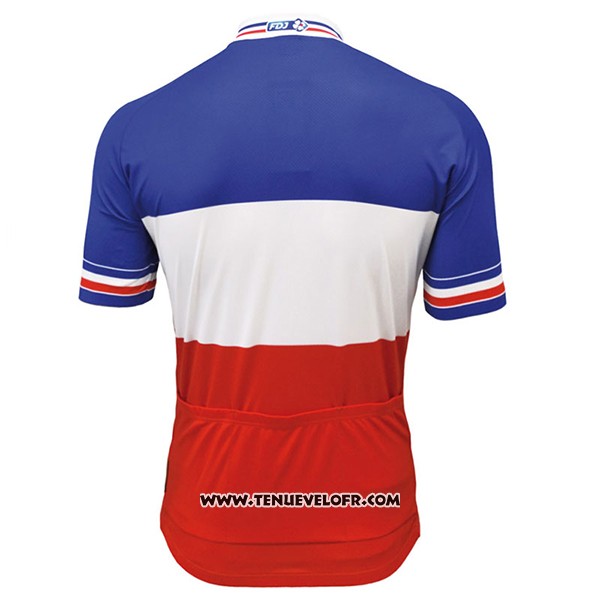 2017 Maillot Ciclismo UCI ALE Blanc et Rouge Manches Courtes et Cuissard