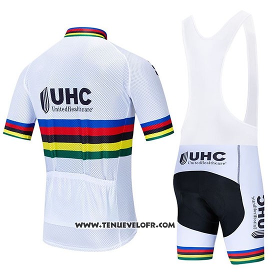 2020 Maillot Ciclismo UHC UCI Mondo Champion Manches Courtes et Cuissard